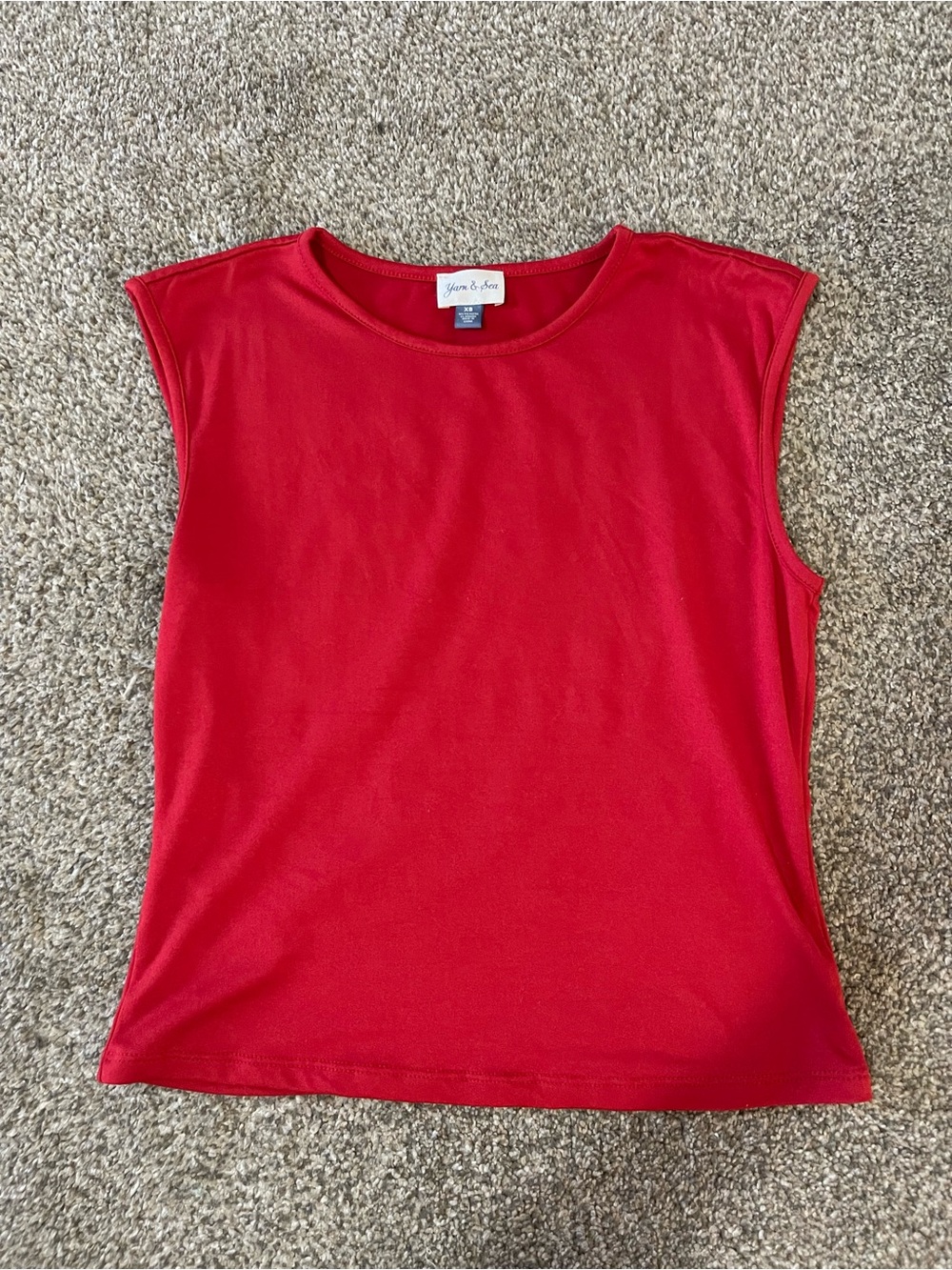Red Sleeveless Women’s Top